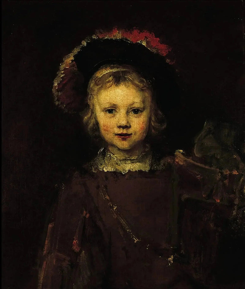 Retrato inacabado de um garoto - Rembrandt