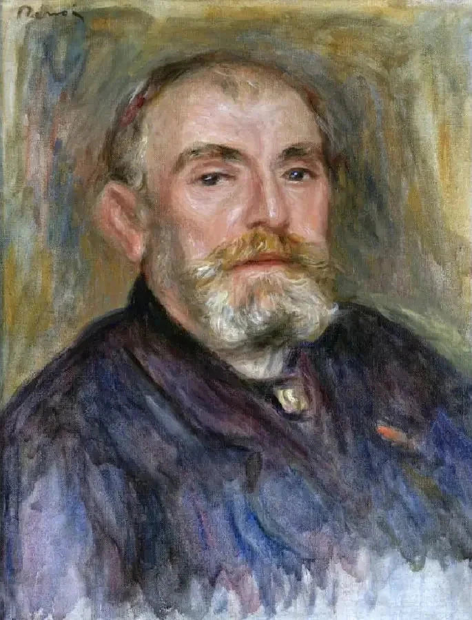 Portrait d’Henri Lerolle, vers 1895, Pierre-Auguste Renoir, Collection Rau pour l’UNICEF – reproduction peinture à l’huile