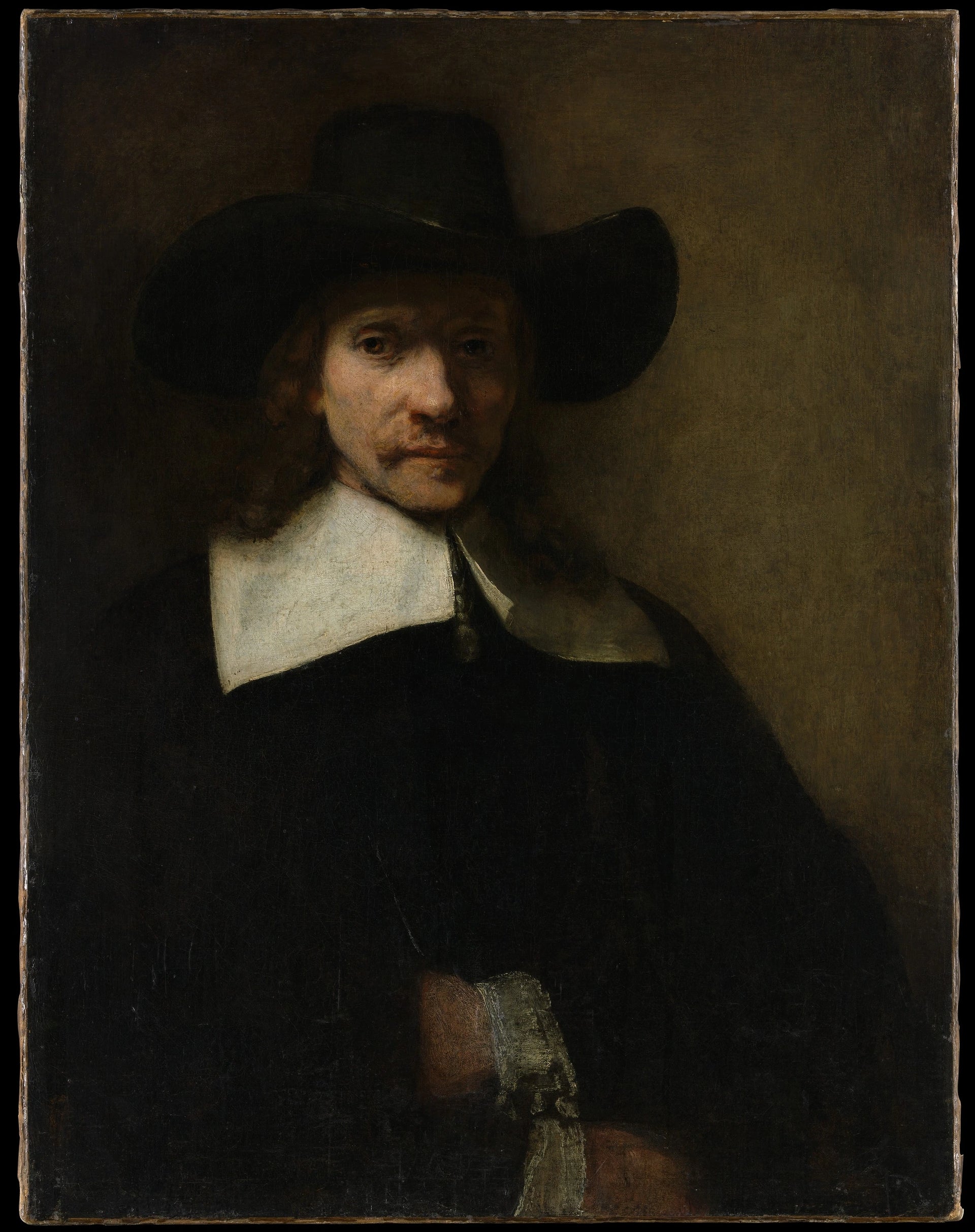 Portrait d’un homme — Rembrandt, vers 1655–1660, Metropolitan Museum of Art