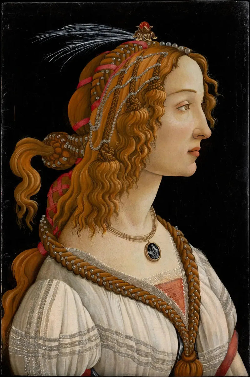 Retrato ideal de uma jovem mulher (Simonetta Vespucci?) - Sandro Botticelli
