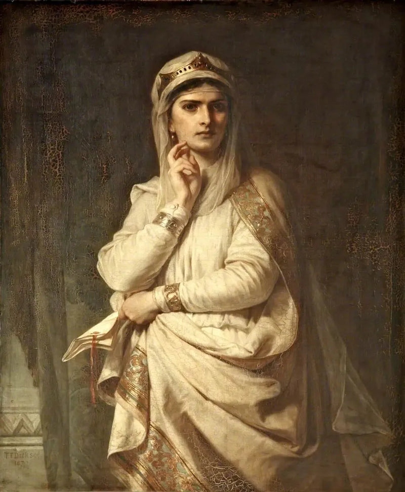 Retrato ideal de Lady Macbeth - Thomas Francis Dicksee