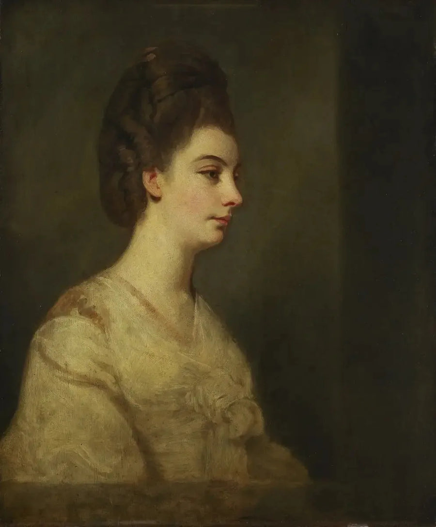 Retrato Inacabado de uma Dama Desconhecida - Joshua Reynolds