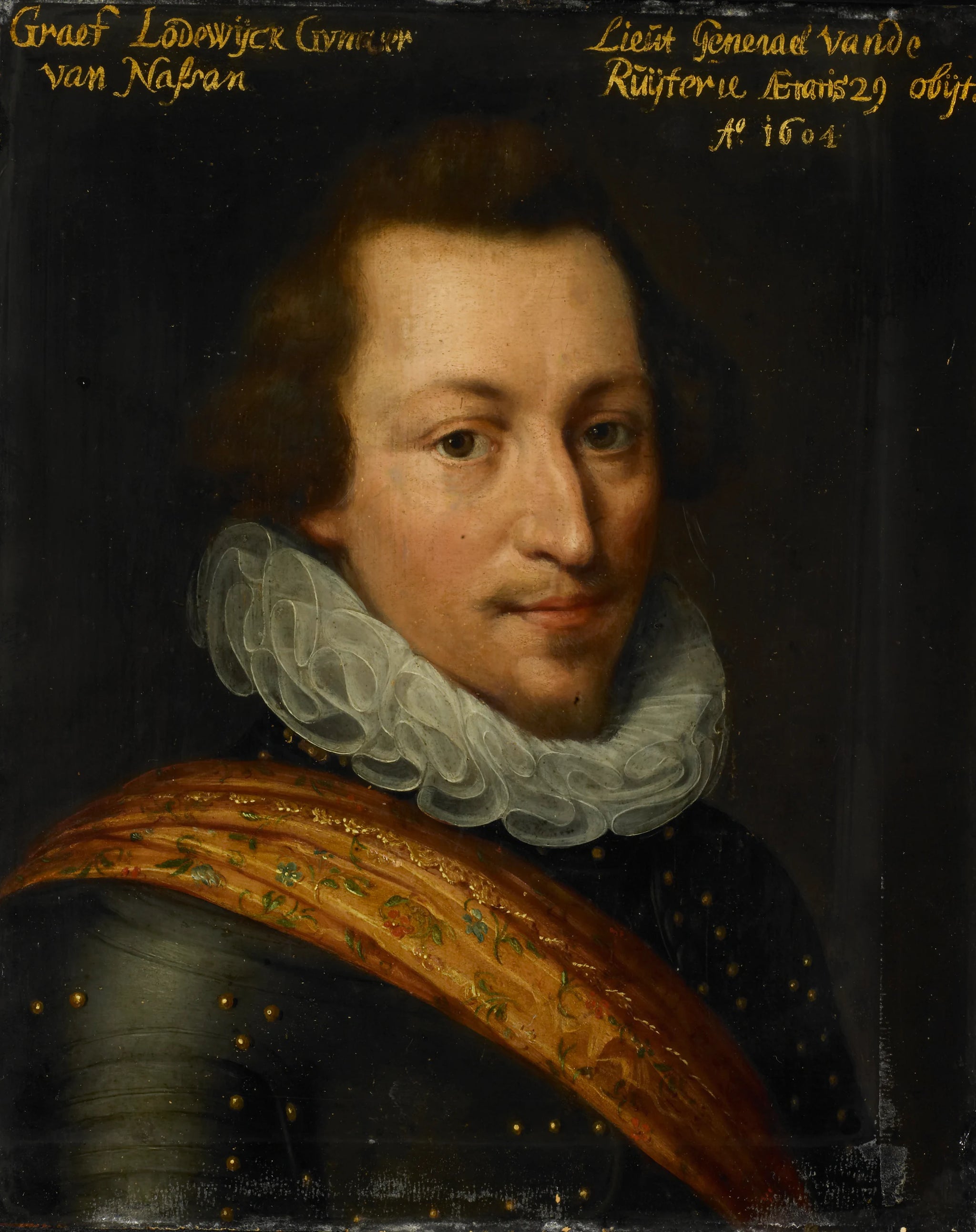 Portrait de Lodewijk Günther (1575-1604), comte de Nassau - Jan van Ravesteyn