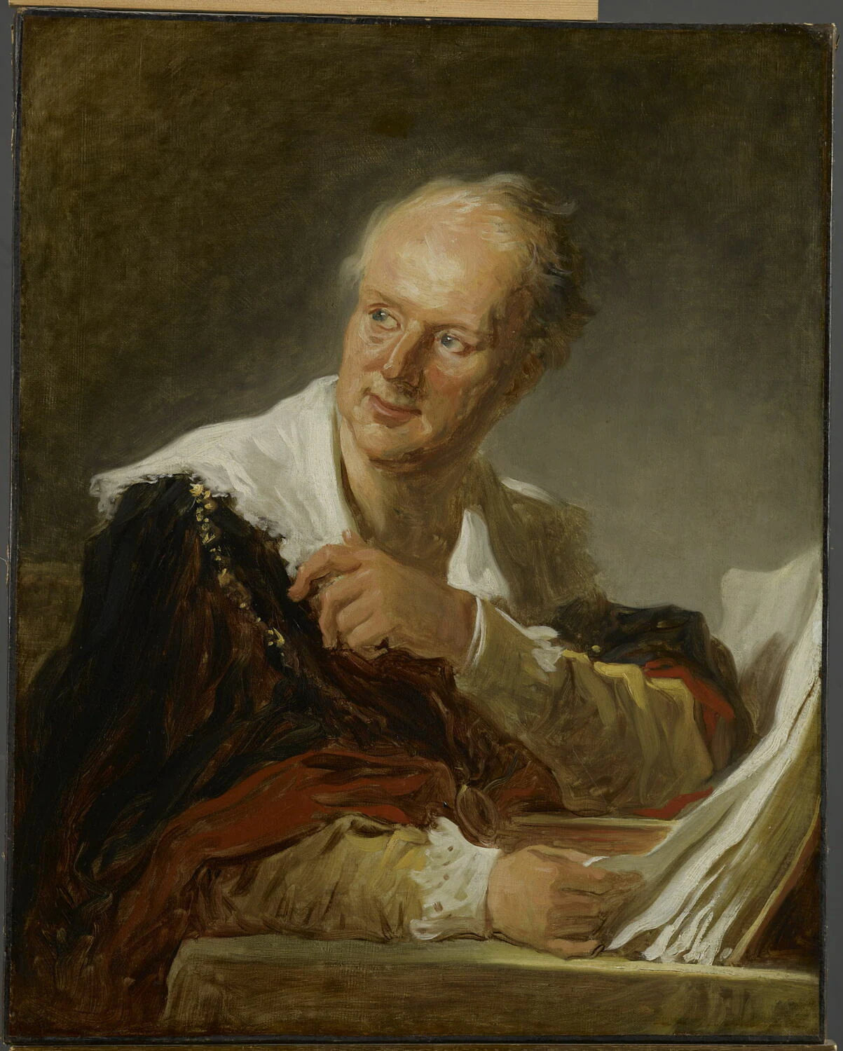 Portrait de M. Meunier, dit autrefois Portrait de Denis Diderot - Jean-Honoré Fragonard