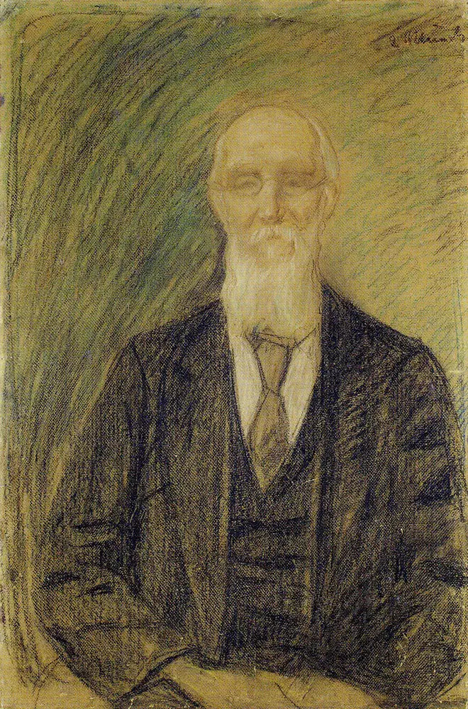 Retrato masculino. Senhor von R. - Edvard Munch