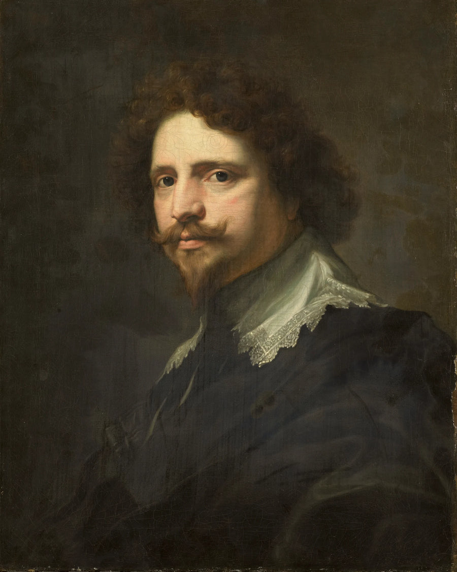 Portrait de Michel le Blon (1587-1657). Agent de la reine Christine de Suède, orfèvre et graveur - Artiste inconnu du Rijksmuseum