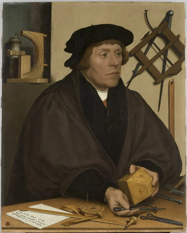 Portrait de Nicolas Kratzer (vers 1486-après 1550), astronome du roi d'Angleterre Henri VIII - Hans Holbein le Jeune