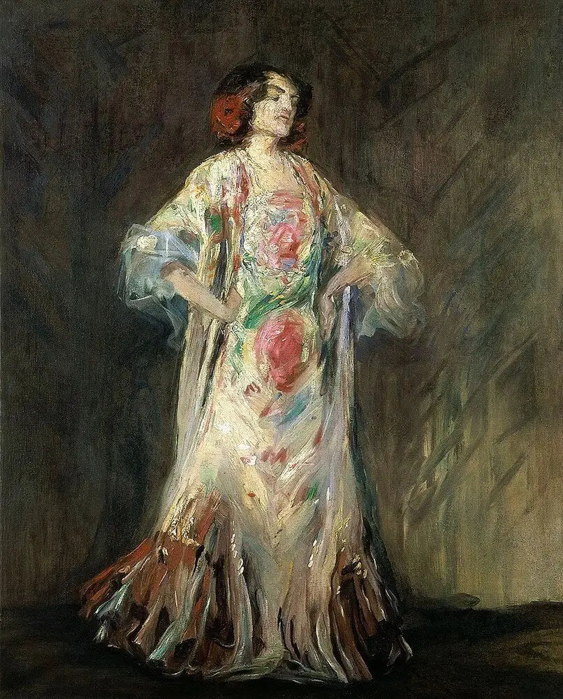 Retrato de uma dançarina Antonia Mercé chamada "La Argentina". - Max Slevogt