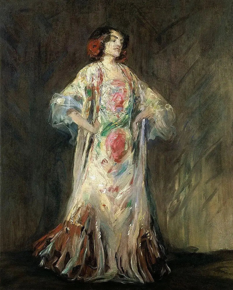 Retrato de uma dançarina Antonia Mercé chamada 