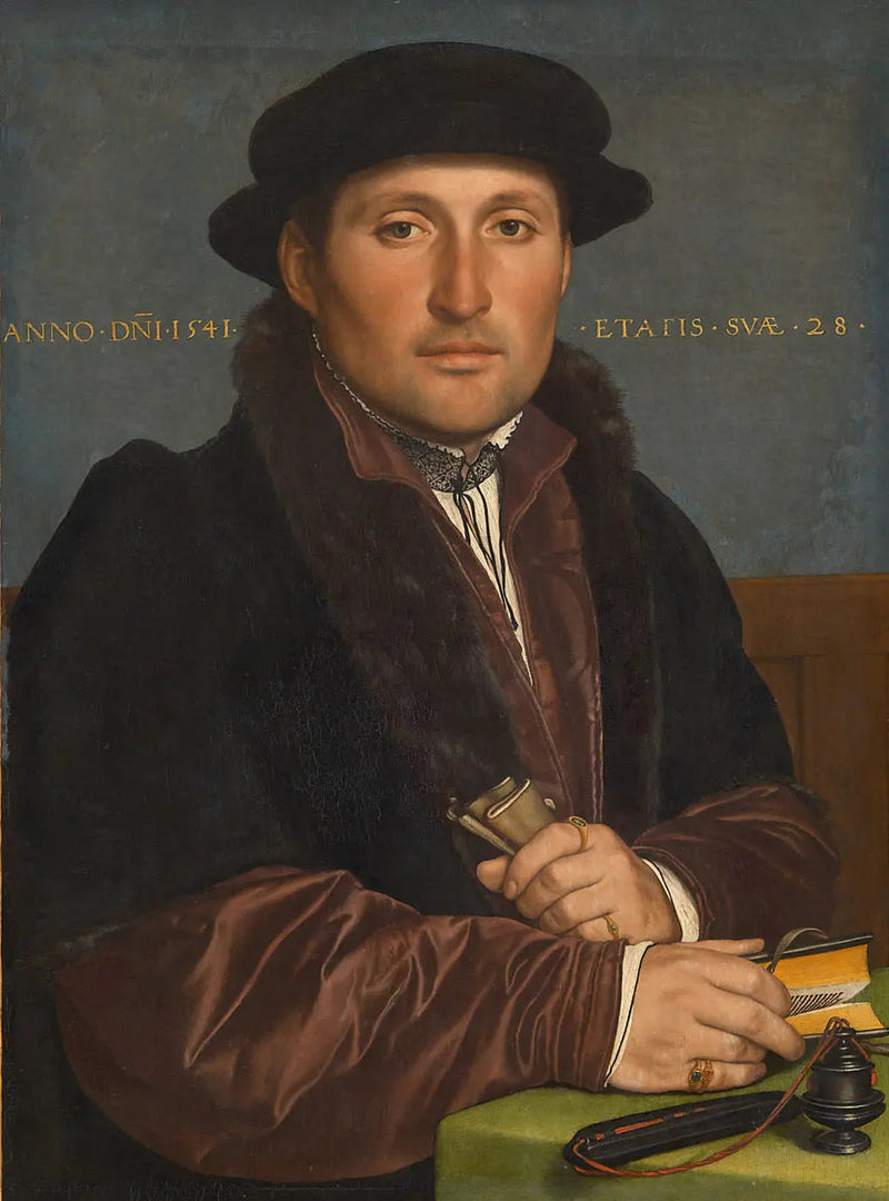 Retrato de um Jovem Comerciante - Hans Holbein, o Jovem