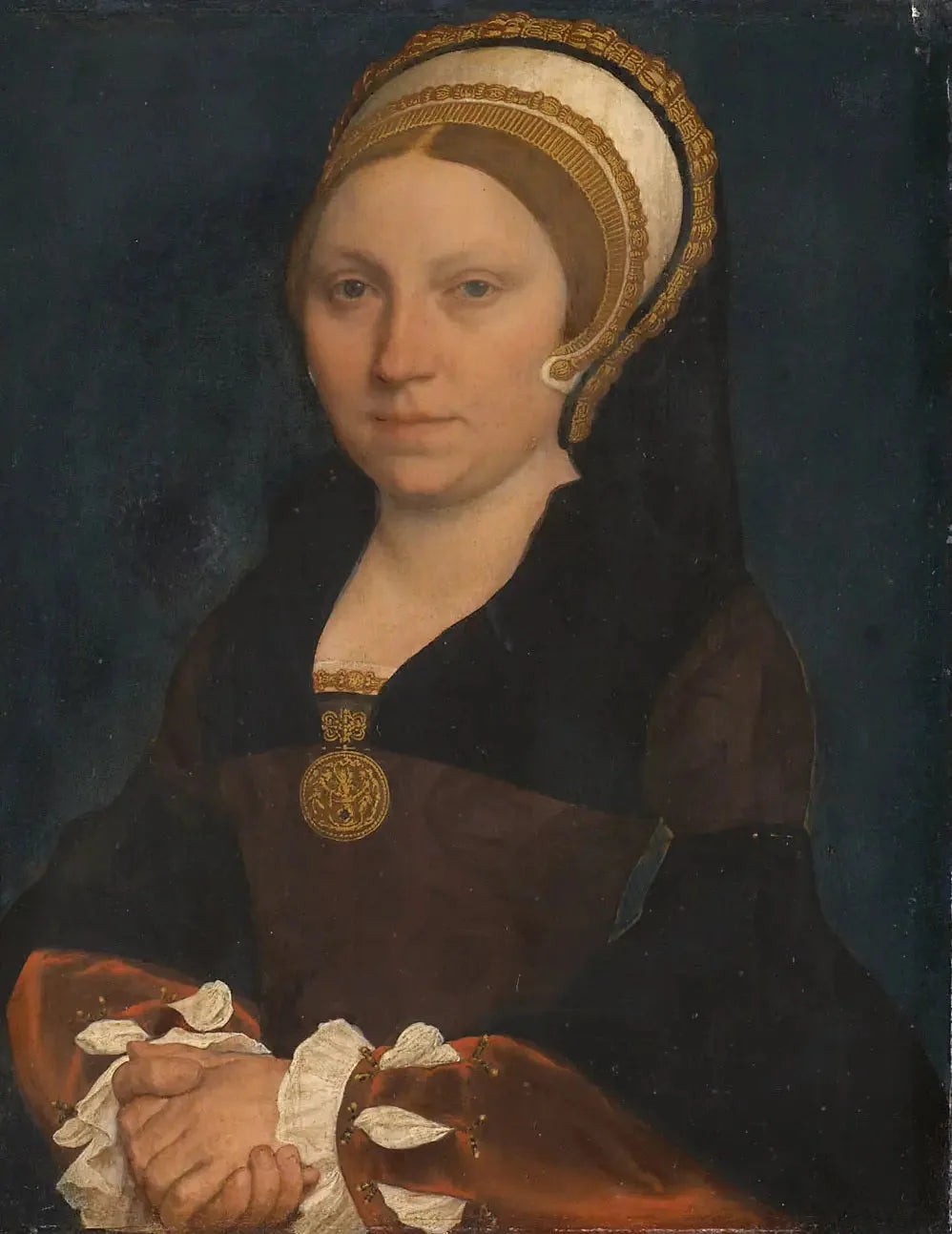 Portrait of an English lady - Hans Holbein le Jeune image 1 copie de tableau peinte à la main