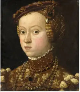 Retrato da Arquiduquesa Anna (1528-1590), filha do rei Fernando I da Áustria - Giuseppe Arcimboldo