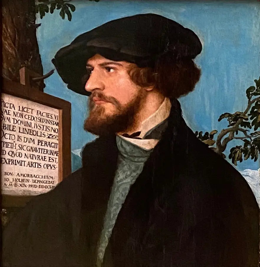 Retrato de Bonifacius Amerbach - Hans Holbein, o Jovem