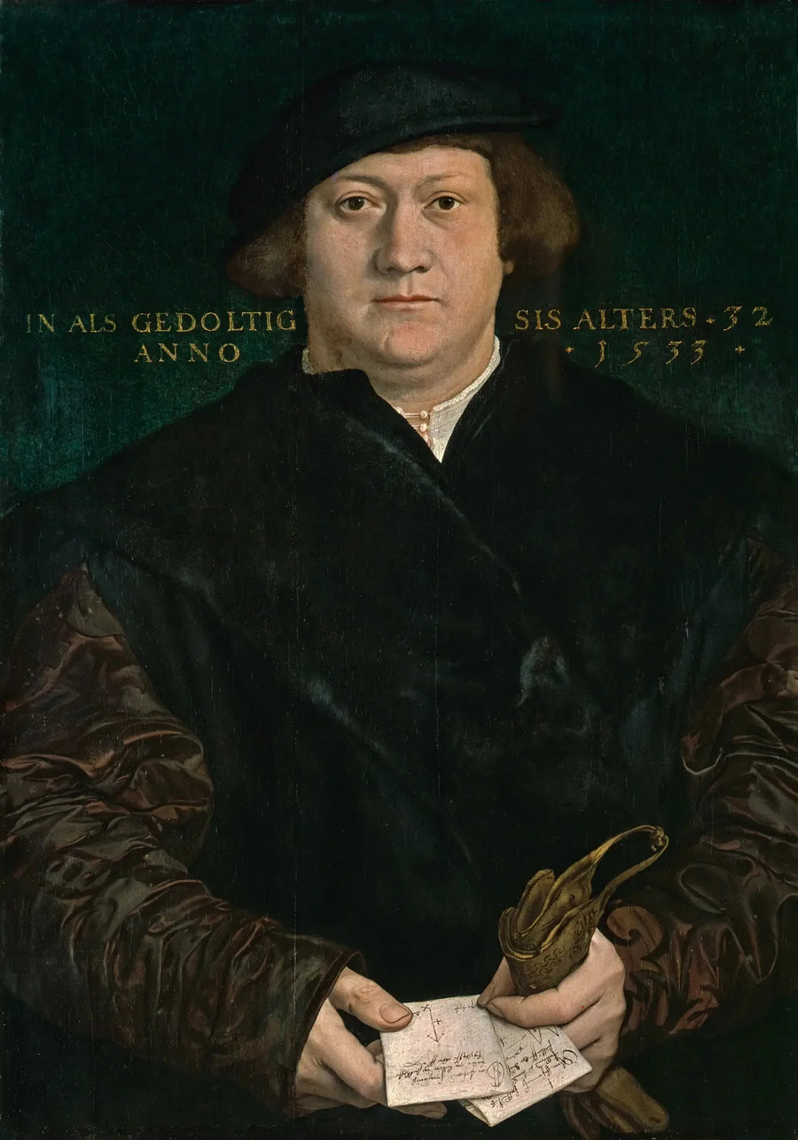 Retrato de Cyriacus Kale - Hans Holbein, o Jovem