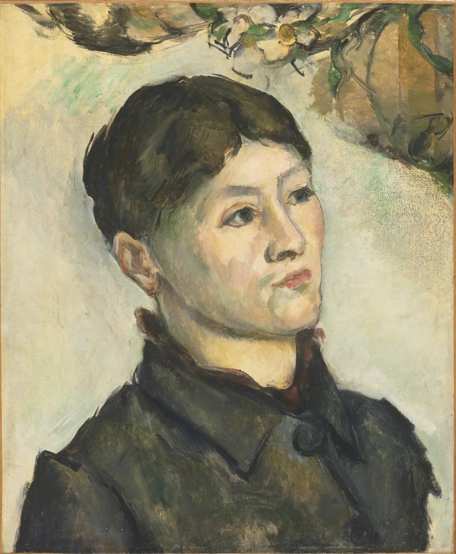 Retrato de Madame Cézanne - Paul Cézanne