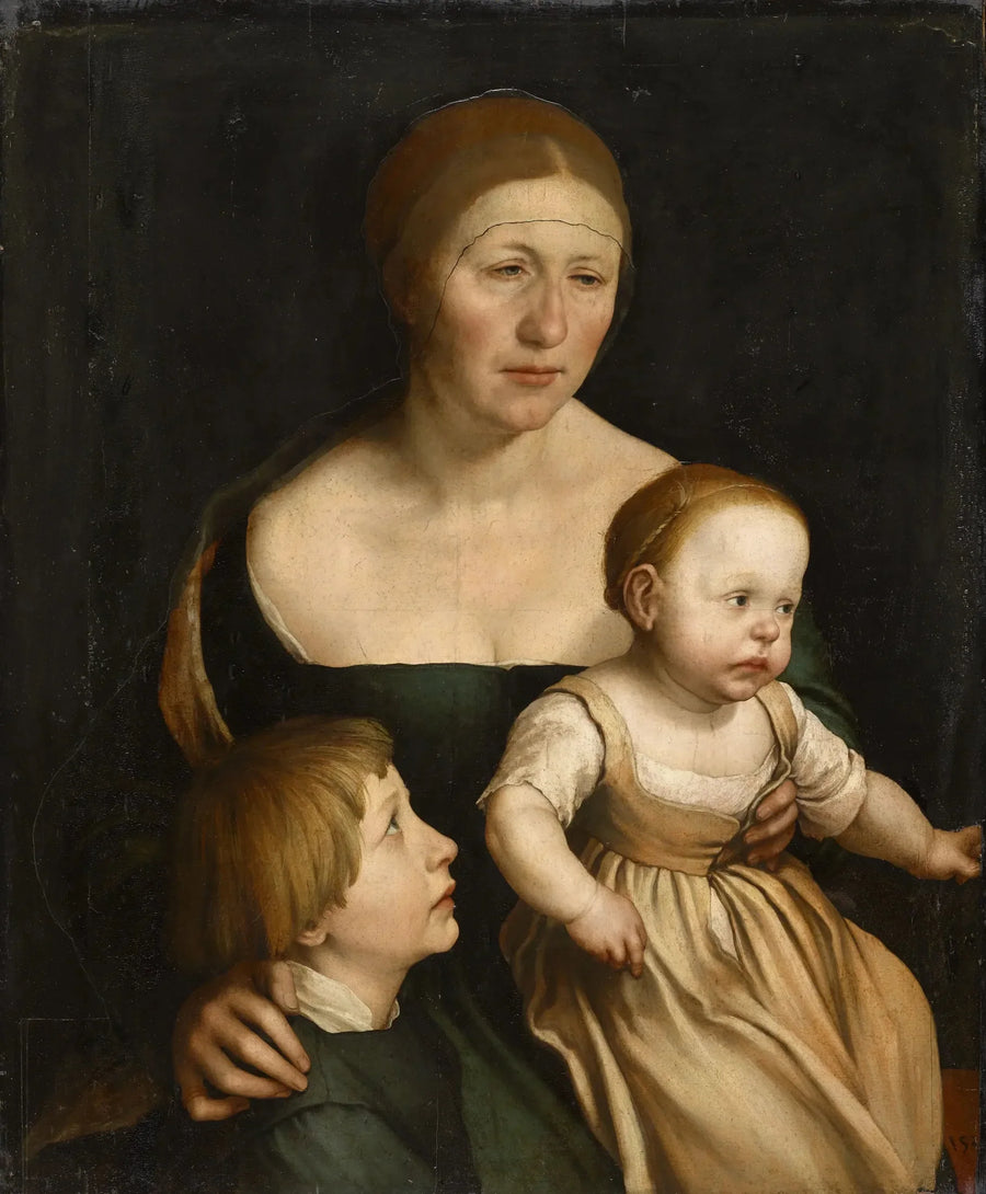Retrato da Família do Artista - Hans Holbein, o Jovem