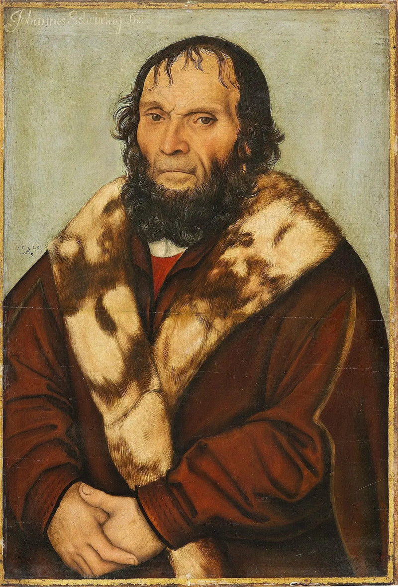 Retrato póstumo do Dr. J. Scheyring - Lucas Cranach, o Velho