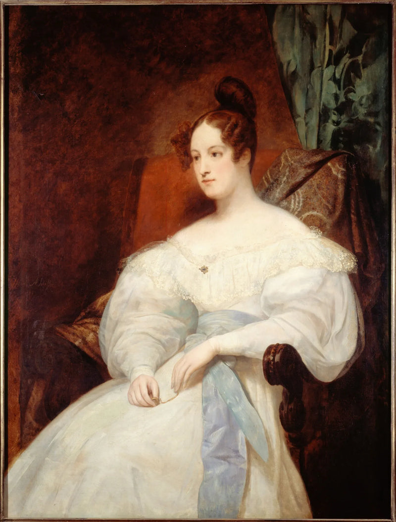 Retrato Presuntivo da Princesa Louise d'Orléans - Ary Scheffer