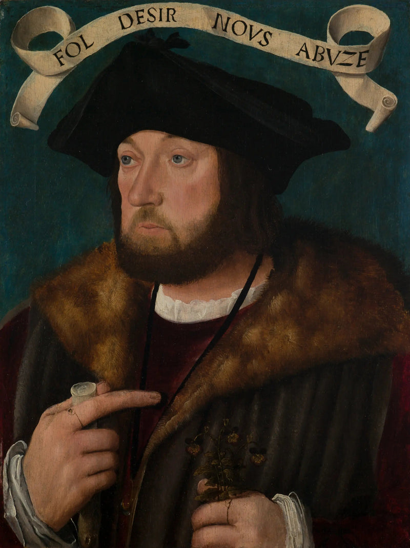 Retrato presumido de Guillaume Gouffier - Jean Clouet