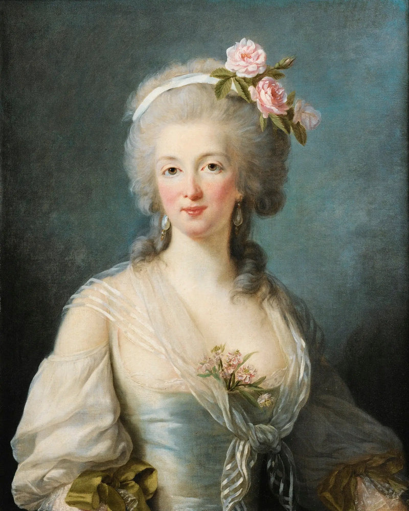 Retrato presumido de Jeanne de Valois-Saint-Rémy - Élisabeth Vigée Le Brun