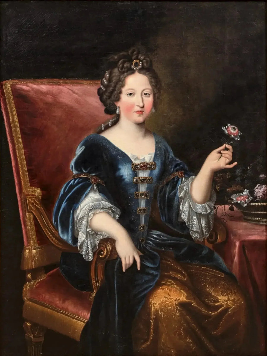 Retrato presumido de Marie-Louise d'Orléans - Pierre Mignard