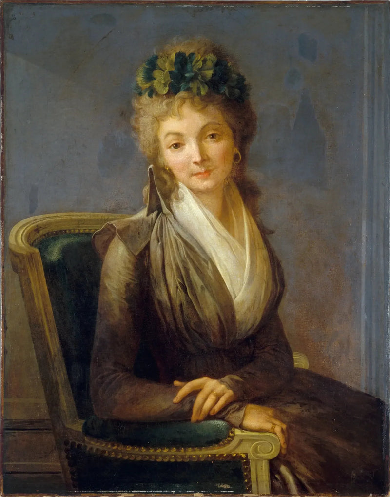 Retrato Presumido de Lucile Desmoulins (1771-1794) - Louis-Léopold Boilly