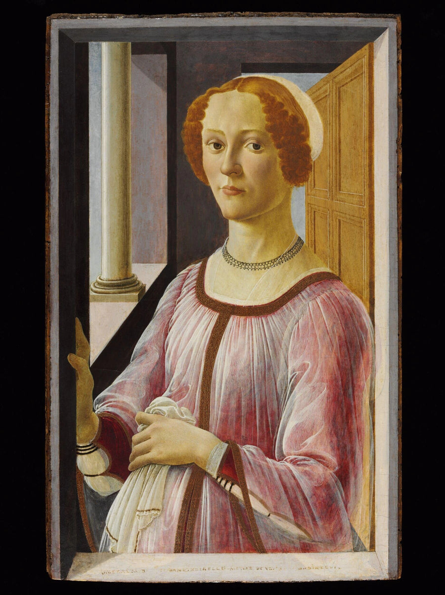 Retrato de Esmeralda Brandini - Sandro Botticelli