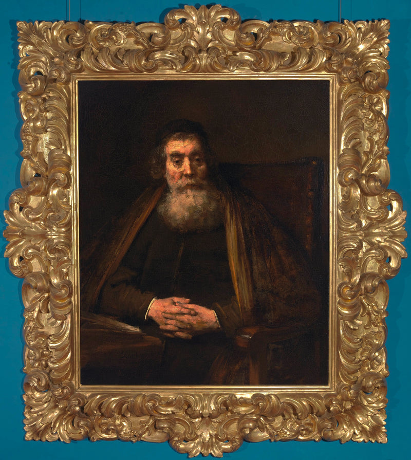 Retrato de um velho (sem dúvida o pedagogo, Jan Amos Komensky conhecido como Comenius) - Rembrandt