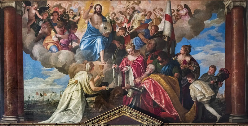 Retrato votivo do doge Sebastiano Venier - Paul Véronèse