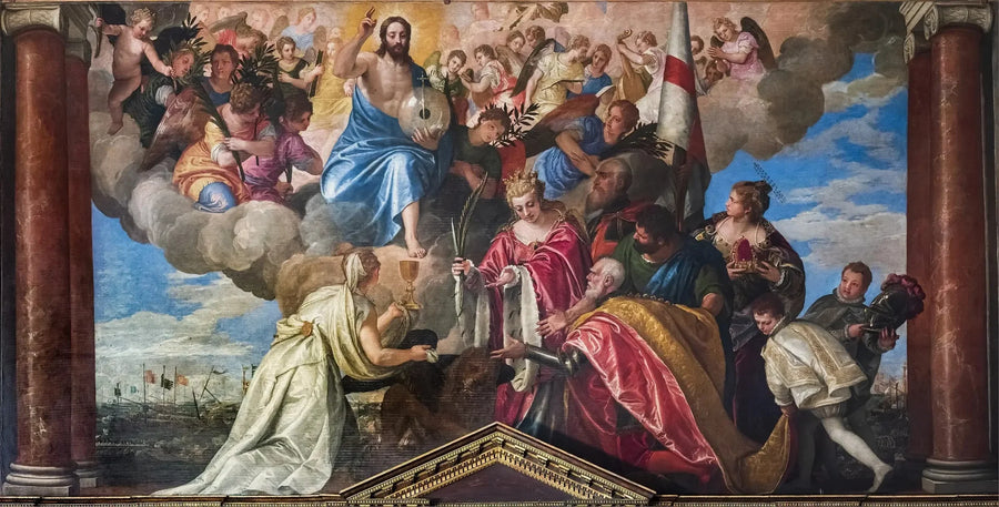 Retrato votivo do doge Sebastiano Venier - Paul Véronèse