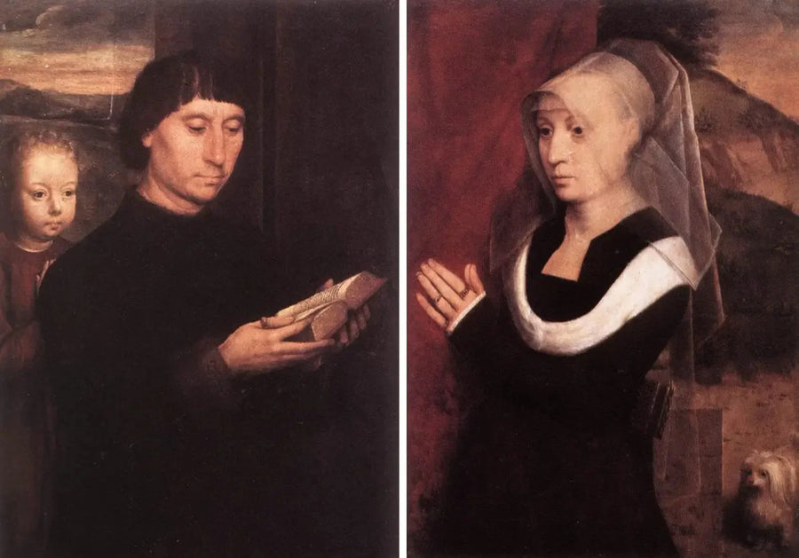 Retratos de dois doadores - Hans Memling