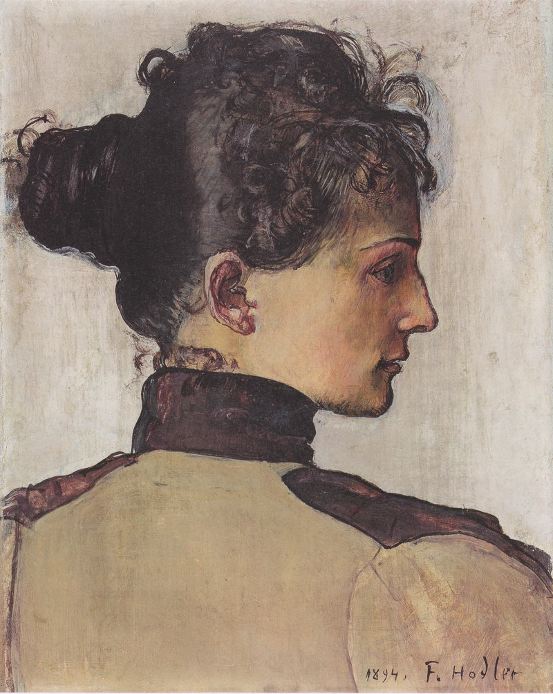 Retrato de Berthe Jacques - Ferdinand Hodler