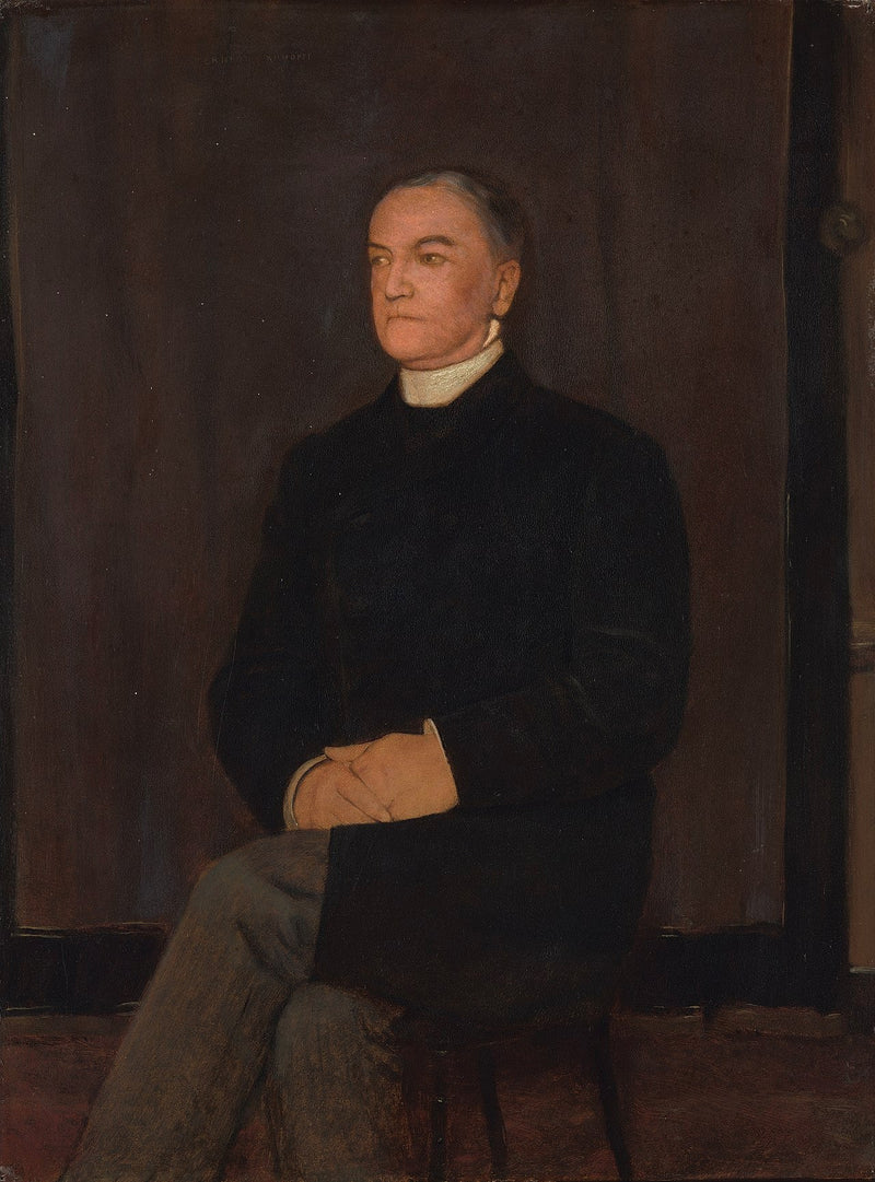 Retrato de Augustinus Gerardus Hubertus van Rijckevorsel (1828 - Bois-le-Duc - 1891) - Fernand Khnopff