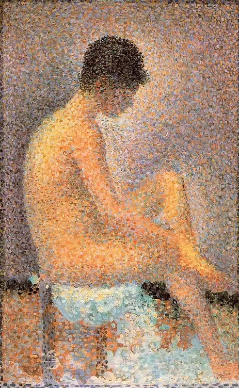 Mulher sentada, de perfil - Georges Seurat