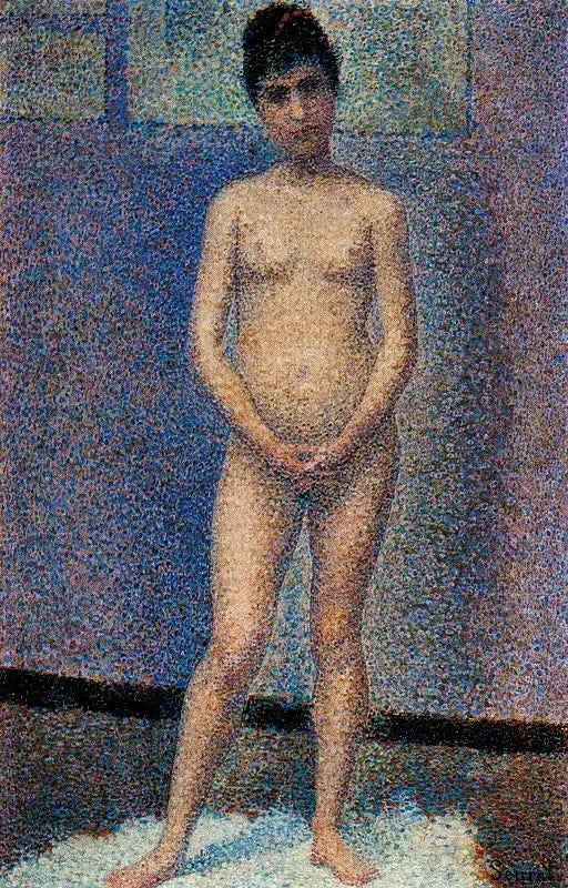 Posadora de frente - Georges Seurat