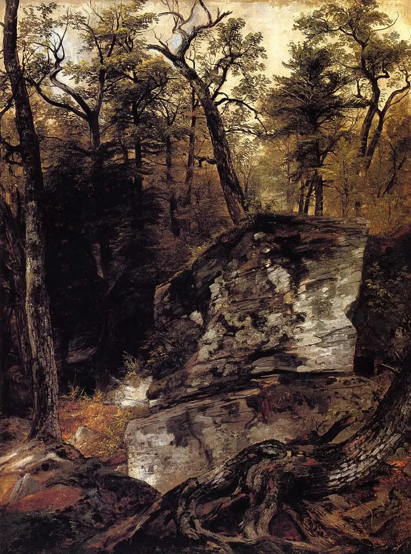 Poste de guarda, montanhas Catskill - Asher Brown Durand