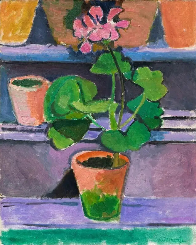 Vaso de gerânios - Henri Matisse
