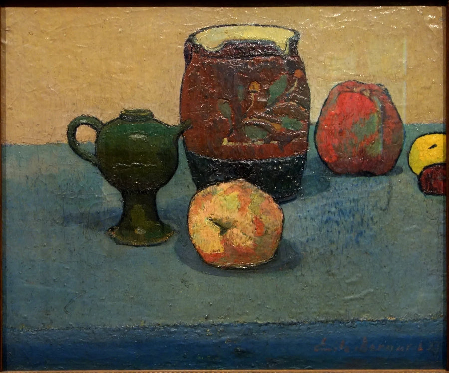 Panelas de barro e maçãs - Émile Bernard