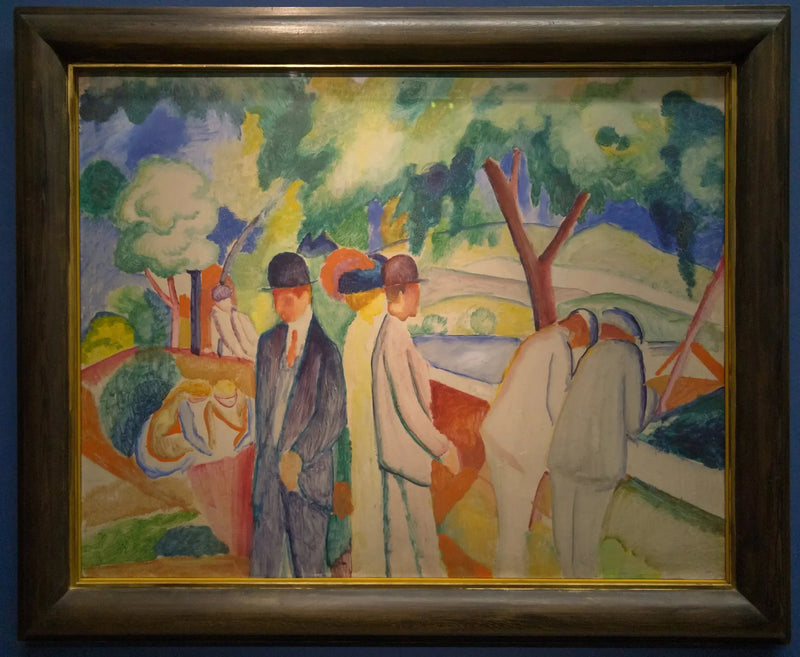 Carrinho (Grande carrinho luminoso) - August Macke