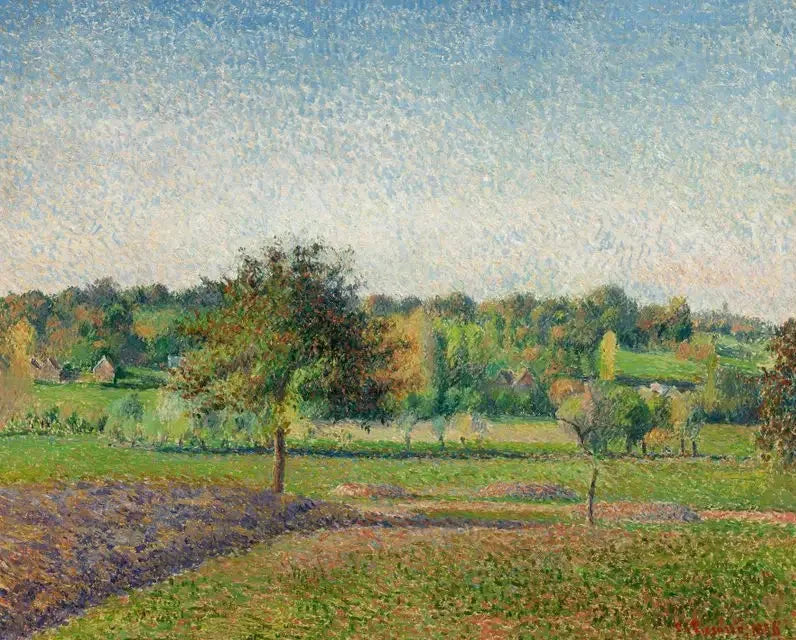 Pradaria em Éragny - Camille Pissarro