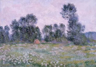 Pradaria em Giverny - Claude Monet