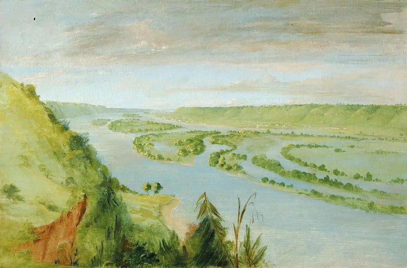 Prairie du Chien, guarnição dos Estados Unidos - George Catlin