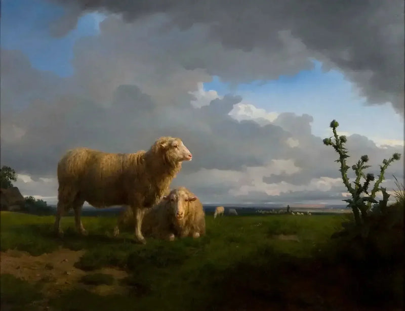 Pradaria e ovelhas - Rosa Bonheur