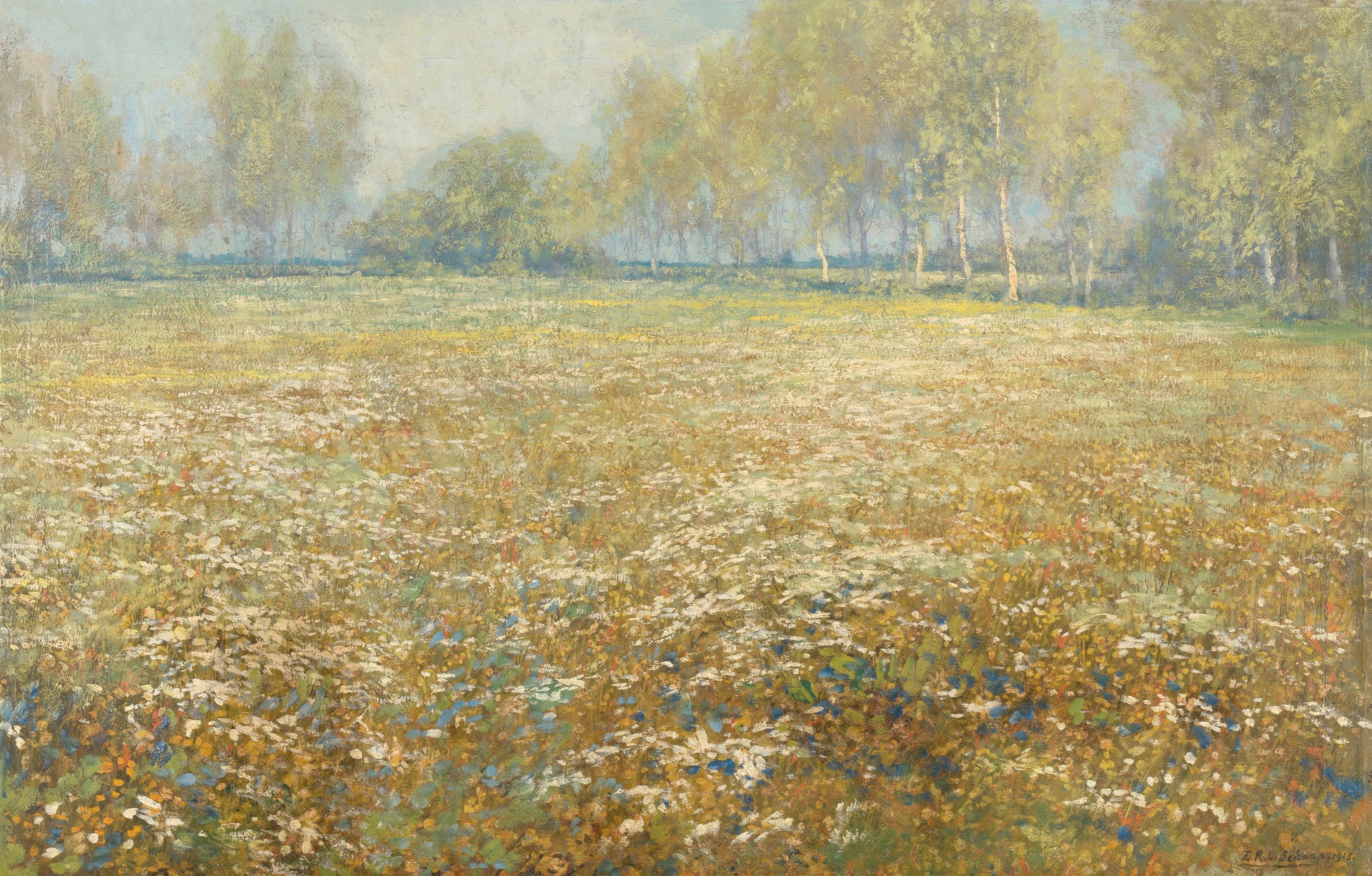 Prairie fleurie - Egbert Rubertus Derk Schaap