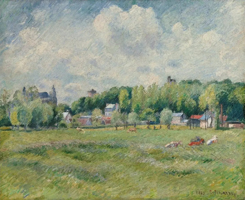 Prados em Gisors - Camille Pissarro