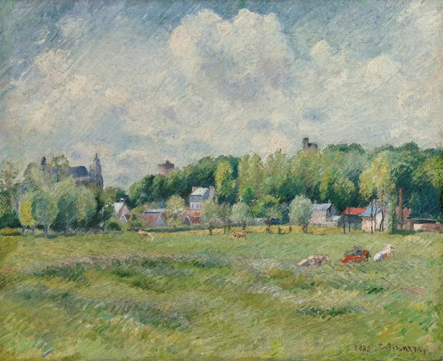 Prados em Gisors - Camille Pissarro