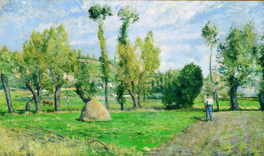 Prados do Valhermeil perto de Pontoise - Camille Pissarro