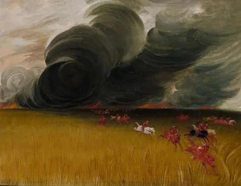 Pradarias em chamas - George Catlin