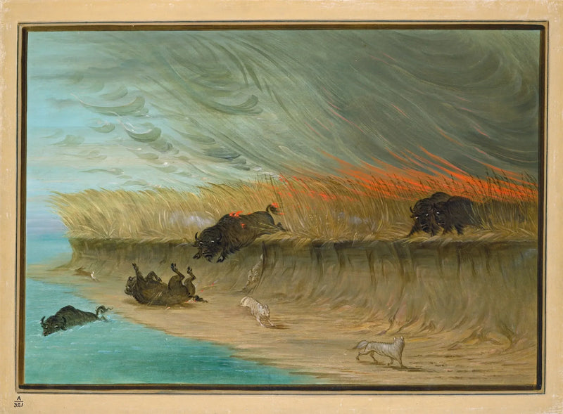Pradarias em chamas - George Catlin