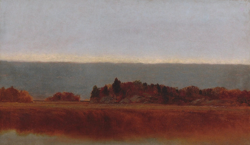 Pré salé em outubro - John Frederick Kensett